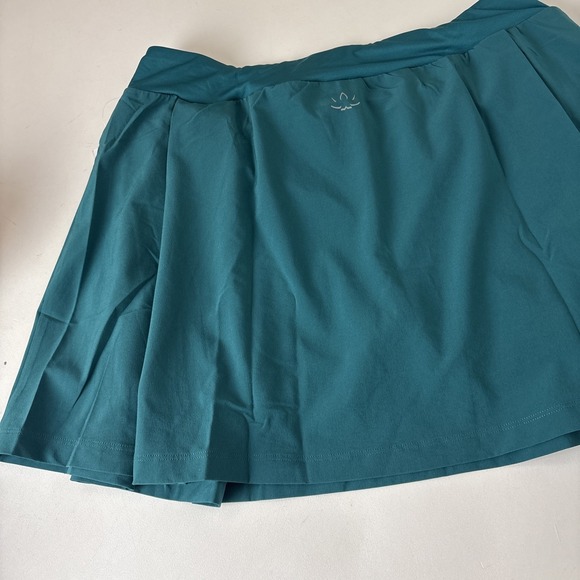 NWT! BEYOND YOGA court advantage tennis Skirt Skort womens size medium teal - Picture 9 of 14
